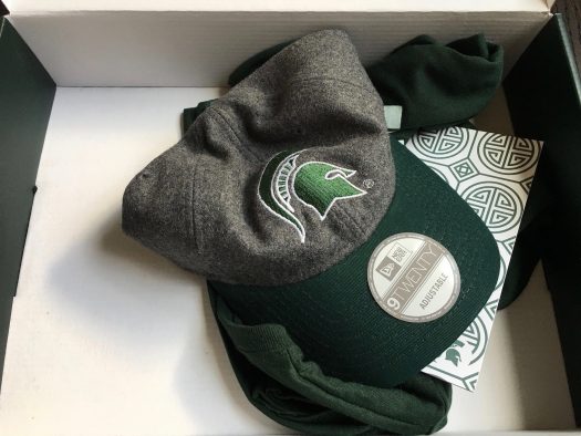 Spartan Box Michigan State Subscription Box Review - March 2018