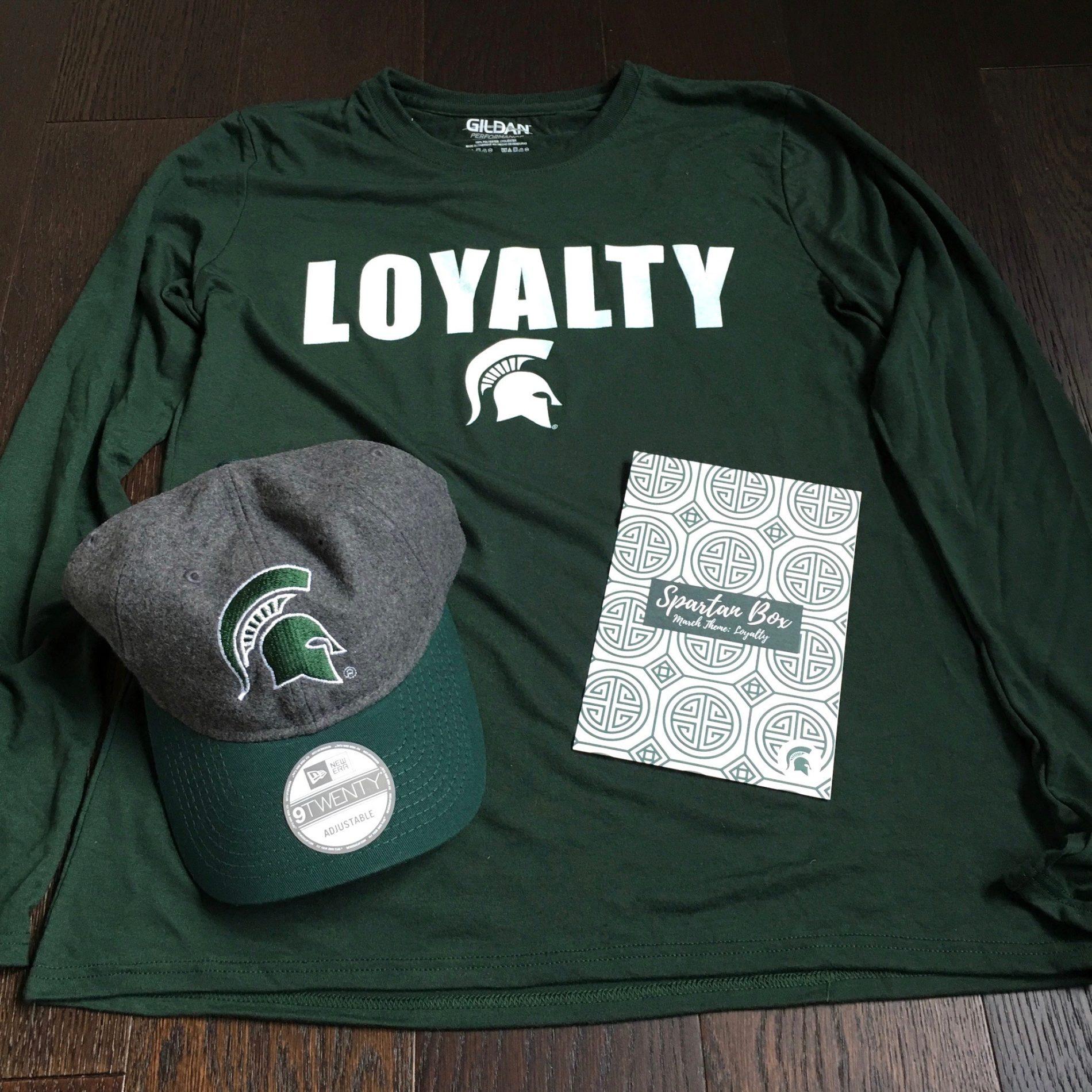 Read more about the article Spartan Box Michigan State Subscription Box Review – March 2018
