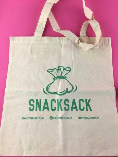 SnackSack Subscription Box Review - April 2018