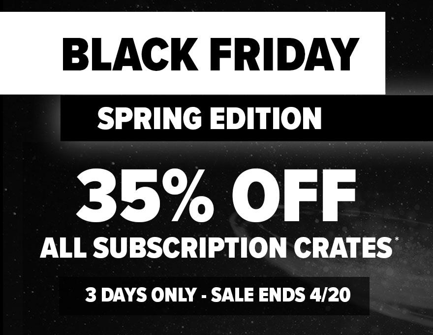 Loot Crate Black Friday Sale – Save 35%!