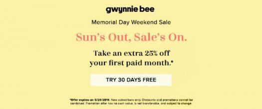 Read more about the article Gwynnie Bee – First Month FREE + 25% Off First Paid Month