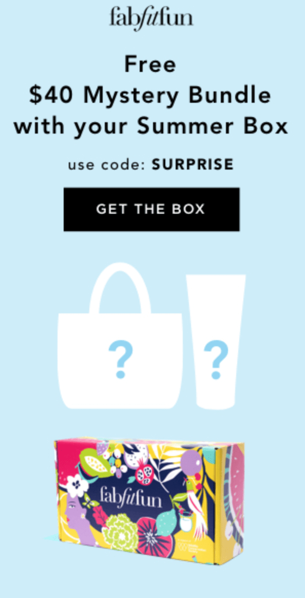 Read more about the article FabFitFun Summer 2018 Box Free Mystery Bundle with New Subscriptions + FULL SPOILERS