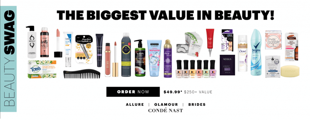 May 2018 Allure Beauty Swag **On Sale Now**!