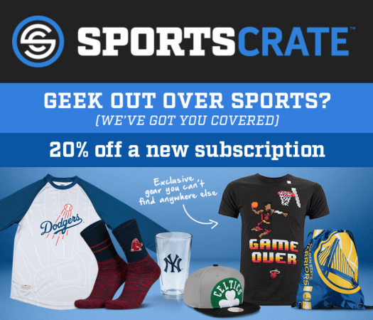 Sports Crate by Loot Crate Coupon Code - Save 20%