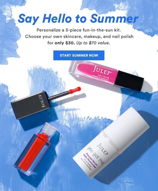 Read more about the article Julep $30 Build-Your-Own 3-Piece Set