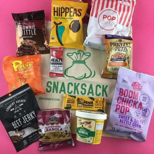 Read more about the article SnackSack Subscription Box Review – June 2018