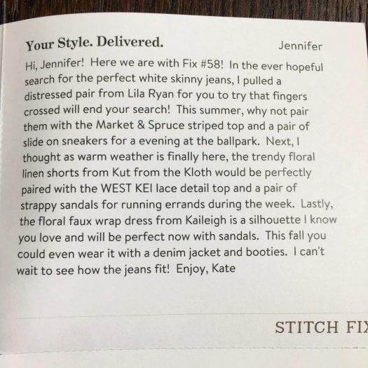 Stitch Fix Review - June 2018