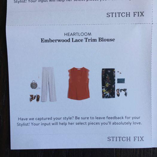 June 2018 Stitch Fix