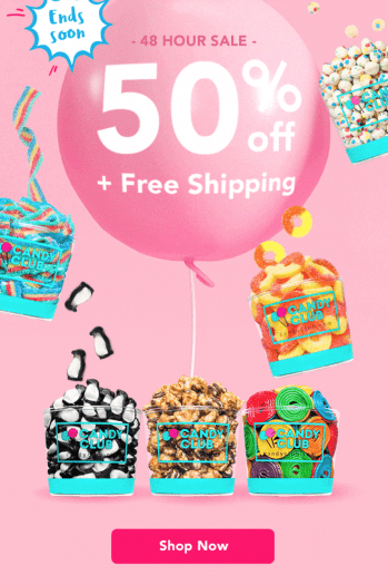 Candy Club Sale – Save 50% Off Your First Box + Free Shipping!