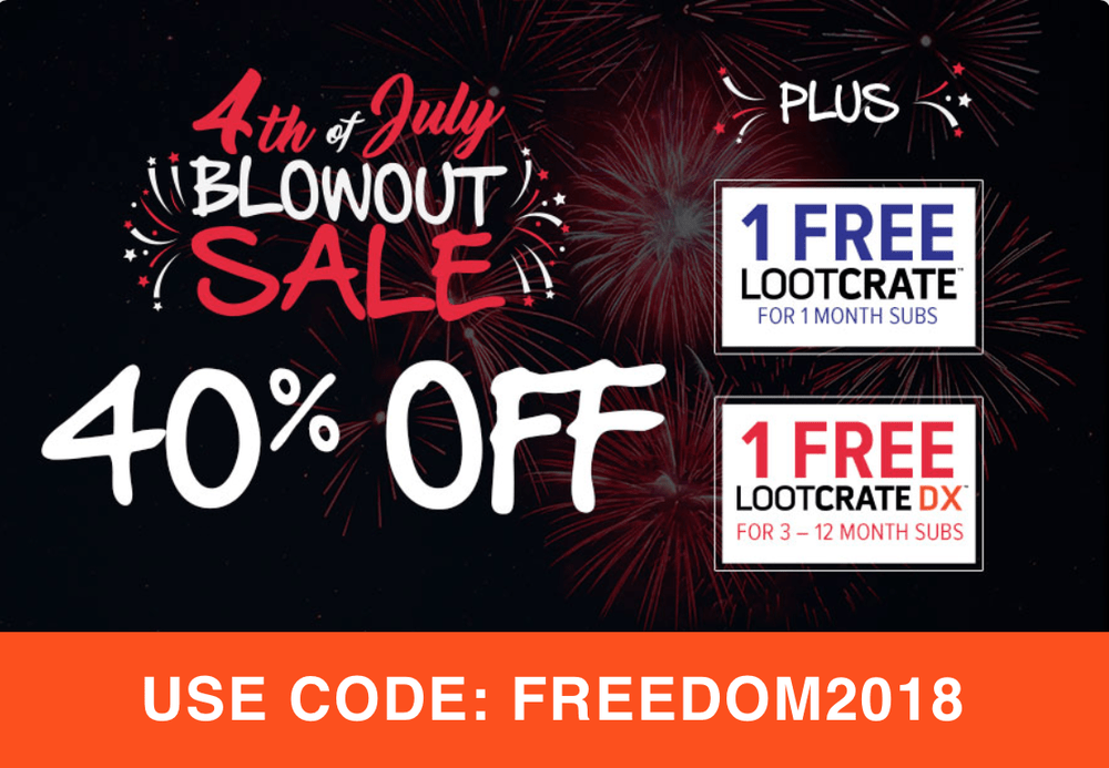 Loot Crate 4th of July Sale – Save 40% Off + Free Box!