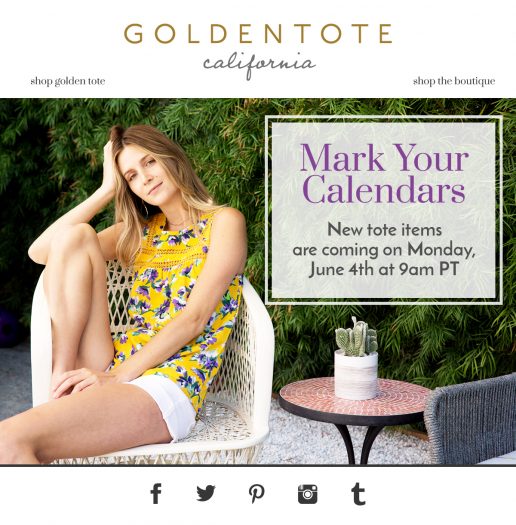 Read more about the article June 2018 Golden Tote – On Sale TODAY!