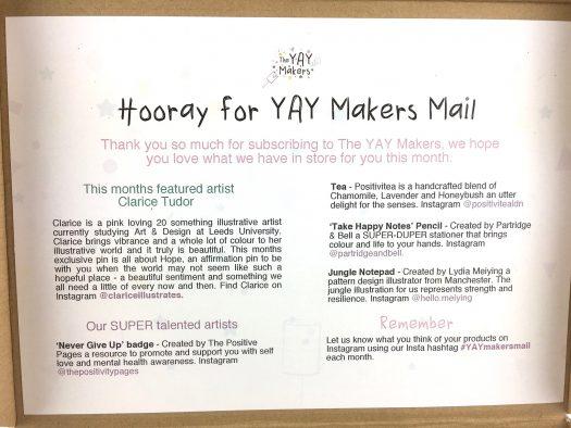 The Yay Makers Subscription Review - May 2018