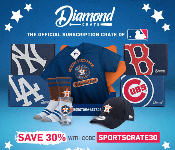 Sports Crate MLB Diamond Crate Coupon Code Save 30! Subscription