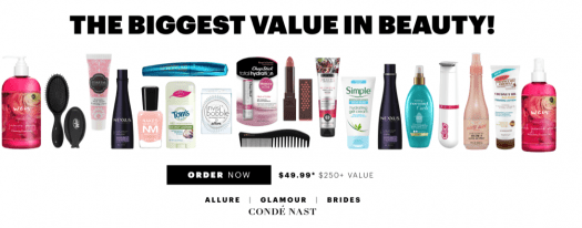 July 2018 Allure Beauty Swag **On Sale Now**!