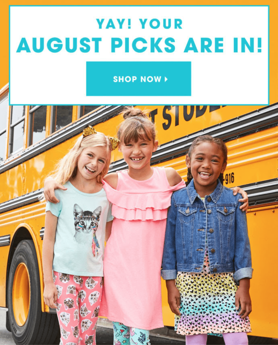 Read more about the article August 2018 FabKids Selection Time + New Subscriber Offer
