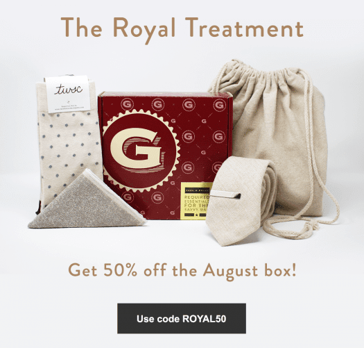 Gentleman's Box Flash Sale - Save 50% Off the August Box!