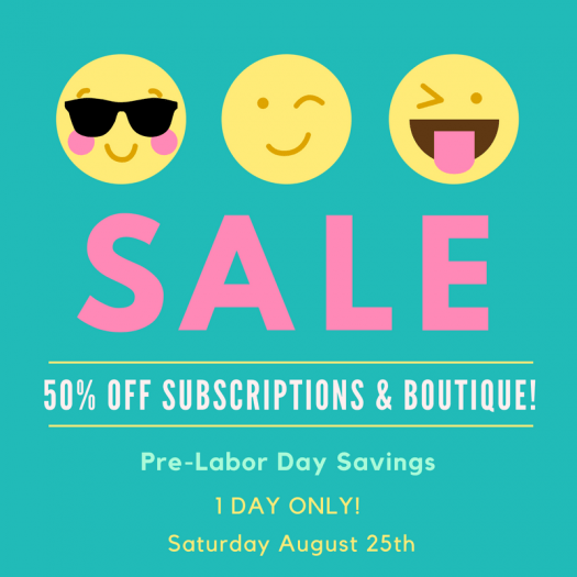 Your Bijoux Box 50% Off Labor Day Sale!