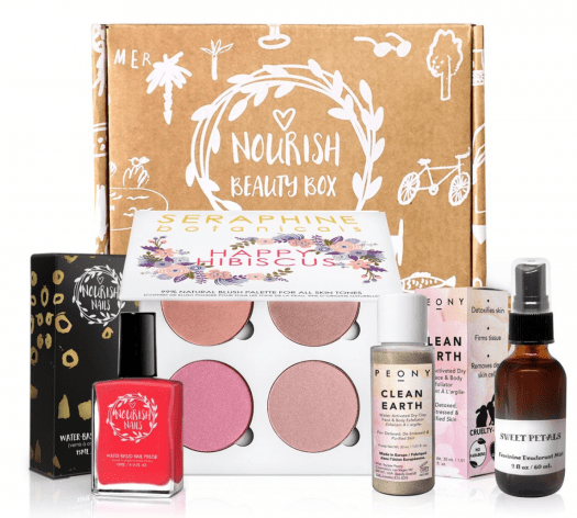 August 2018 Nourish Beauty Box