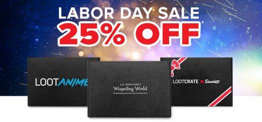 Loot Crate Labor Day Sale – Save 25%!