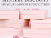 GLOSSYBOX Mystery Coupon Code on new 3-month subscriptions