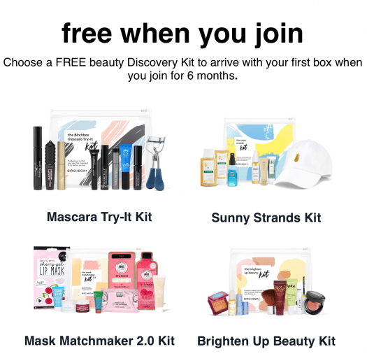 Birchbox Coupon – Free Discovery Kit with 6-Month Subscription