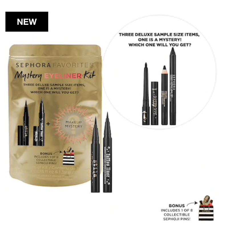 SEPHORA FAVORITES Mystery Eyeliner Kit – On Sale Now + Coupon Codes