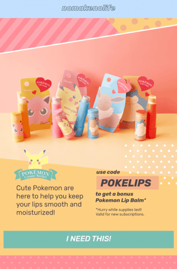Read more about the article nmnl Coupon Code – Free Pokemon Lip Balm with New Subscription!