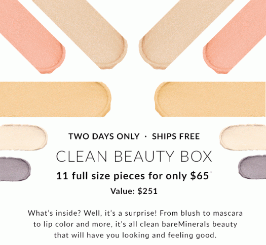 BareMinerals Clean Beauty Box – On Sale Now!