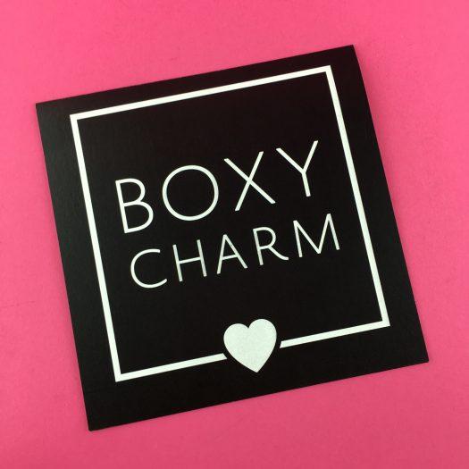 BOXYCHARM Subscription Review - August 2018