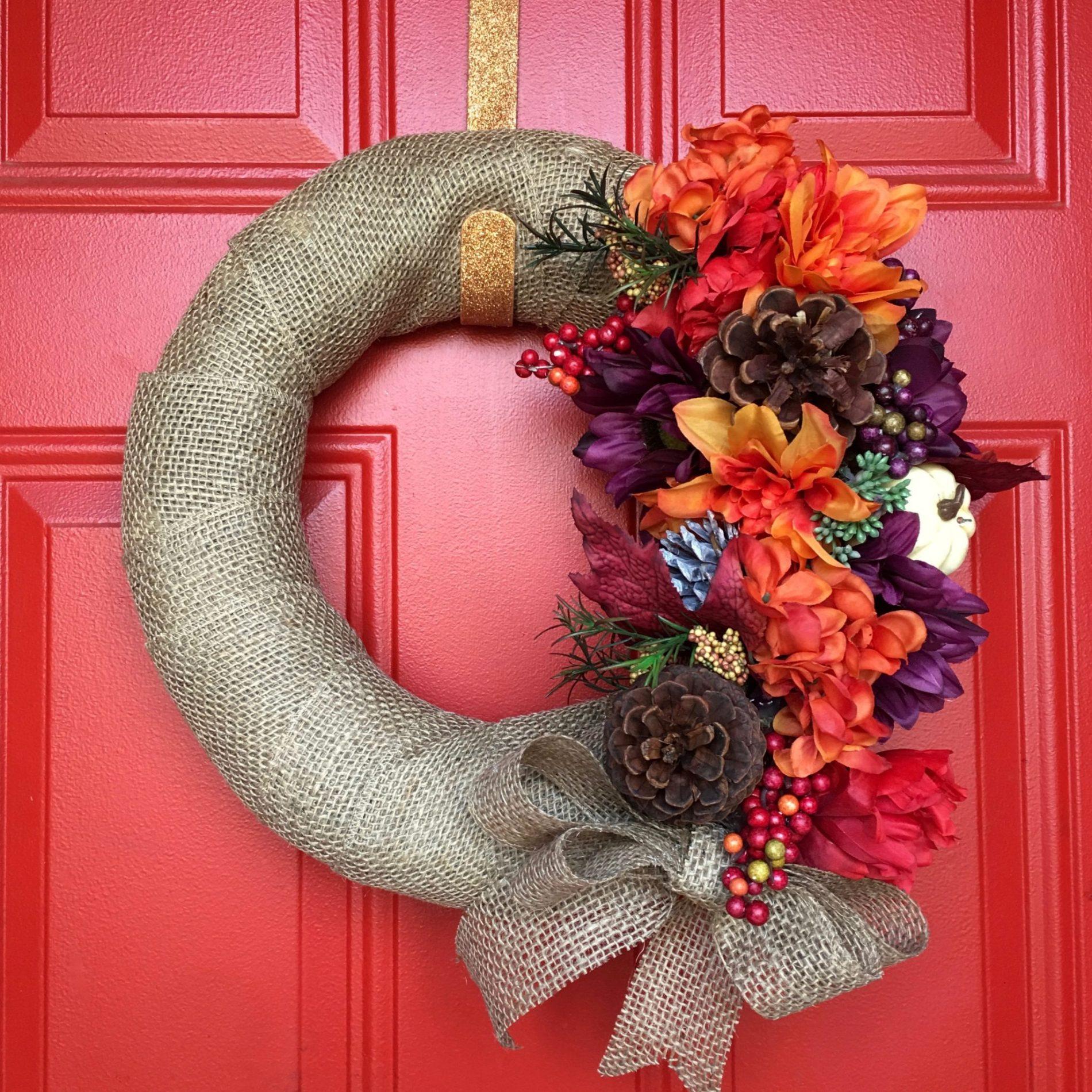 Adults & Crafts Review – Autumn Wreath – September 2018