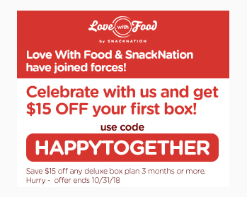 LAST CALL!  Love With Food – $15 Off Coupon Code