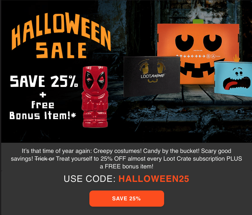 Read more about the article Loot Crate Sale – Save 25% + Free Bonus Item!