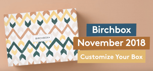 Birchbox November 2018 Sample Choice Reveal + Coupon Code