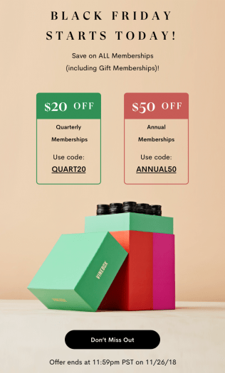 Vinebox Black Friday Coupon Code - Save Up to $50!