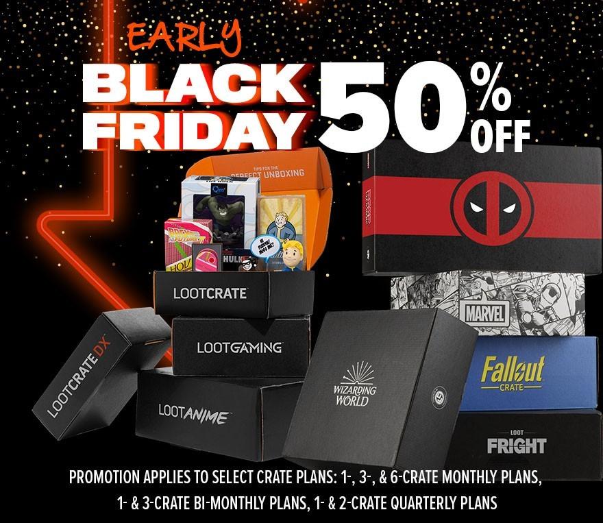 Loot Crate Sale Black Friday Sale – Save 50%!