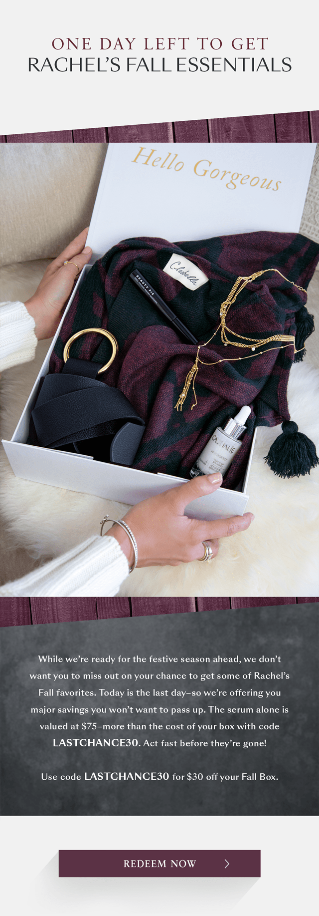 Read more about the article LAST CALL: Box of Style by Rachel Zoe $30 Off Coupon Code + FALL 2018 Full SPOILERS