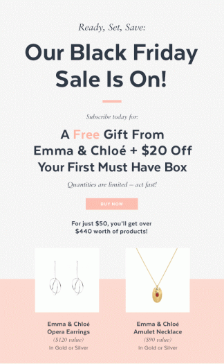 POPSUGAR Must Have Box Black Friday Deal - Free Gift + $20 Off!