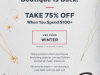 POPSUGAR Must Have Box Boutique – Save 75% off $100!