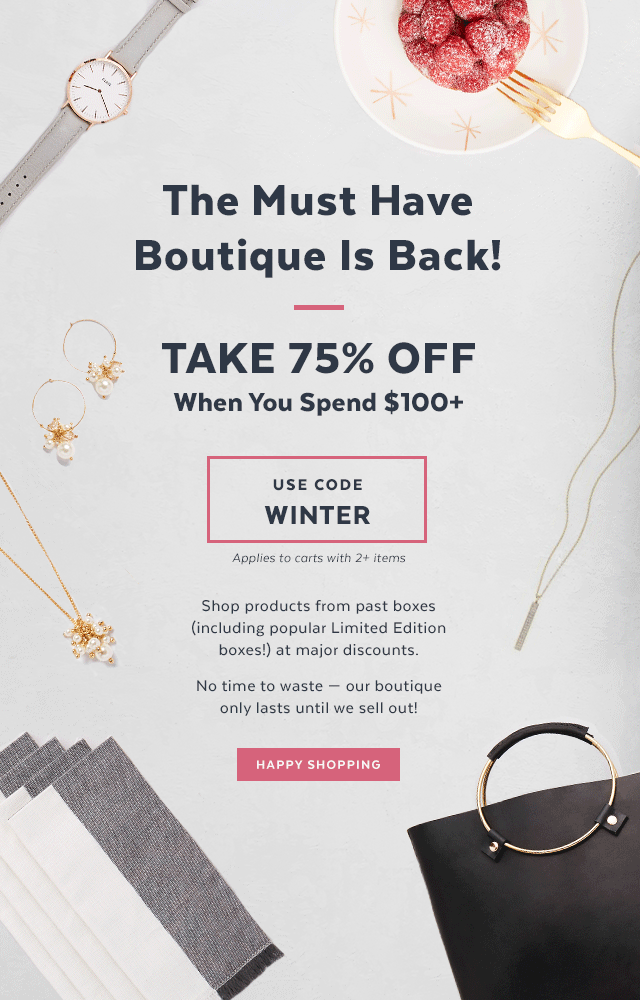 Read more about the article POPSUGAR Must Have Box Boutique – Save 75% off $100!