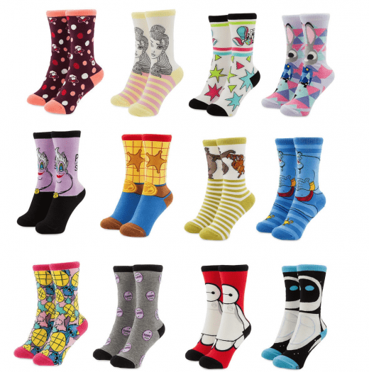 Disney Socks Advent Calendar Gift Set for Women - On Sale Now!