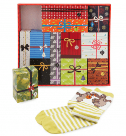 The 2018 Disney Socks Advent Calendars are here! The Disney Men's Advent Calendar (you can find the women's one here) is $39.95 and includes 12 numbered boxes each containing one pair of Disney character socks.