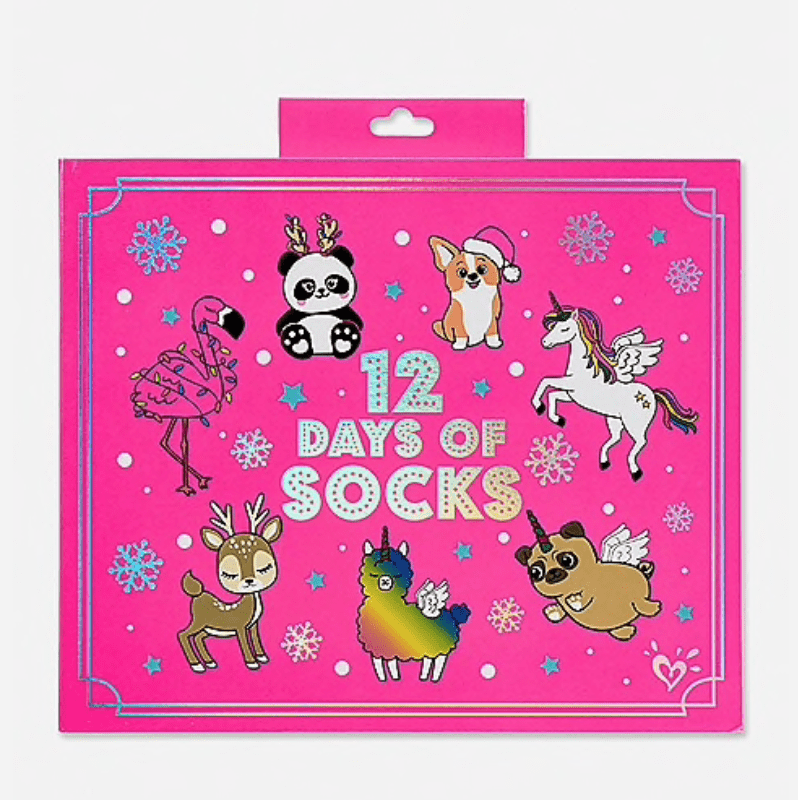 Read more about the article Justice 12 Days of Socks Advent Calendar Set – On Sale Now!