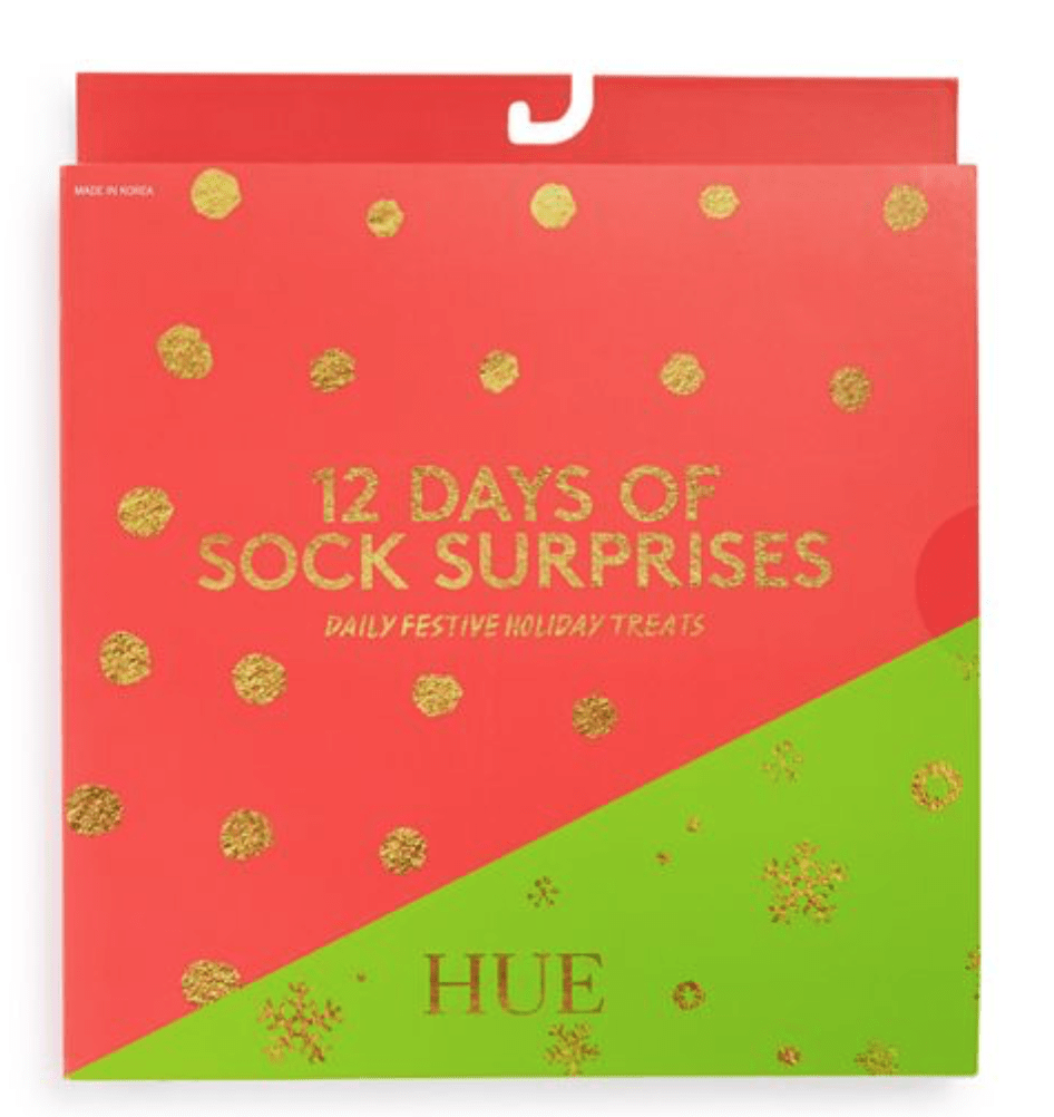 Read more about the article HUE 12 Days of Sock Surprises Advent Calendar Gift Set – On Sale Now!