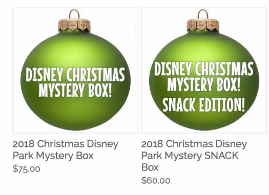 Mickey Monthly Mystery Christmas Boxes - On Sale Now!