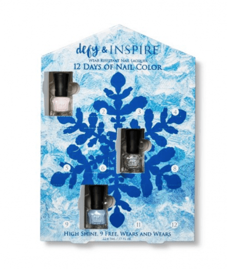 Read more about the article Defy & Inspire 12 Days of Nail Color Nail Polish Set / Advent Calendar – On Sale Now