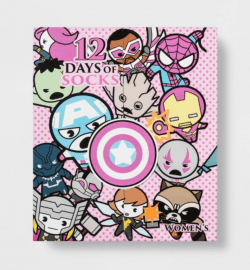 Women's Marvel 12 Days of Socks Advent Calendar - On Sale Now