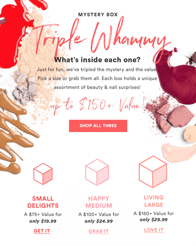Read more about the article Julep Triple Whammy Mystery Box(es) – On Sale Now!