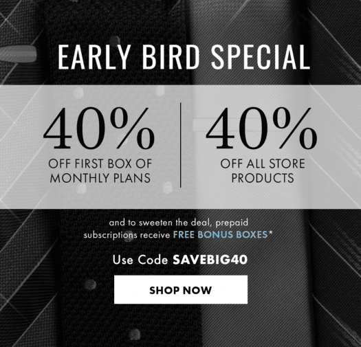 SprezzaBox Black Friday Sale - Save 40%!
