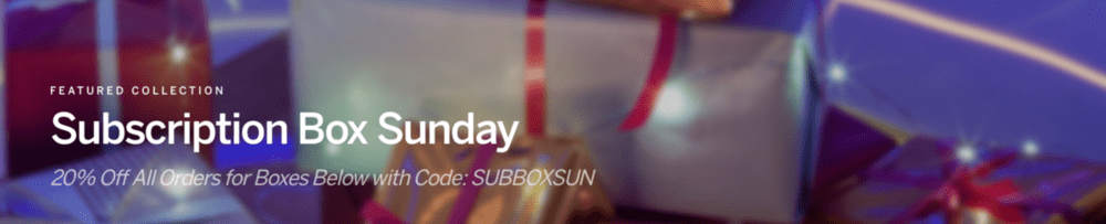 CrateJoy Subscription Box Sunday Sale – Save 20%!