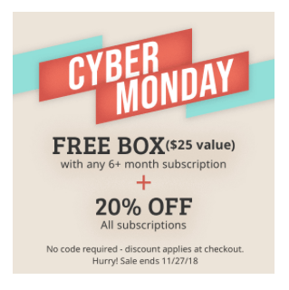 Love With Food Cyber Monday Sale - Save 20% + Free Box!